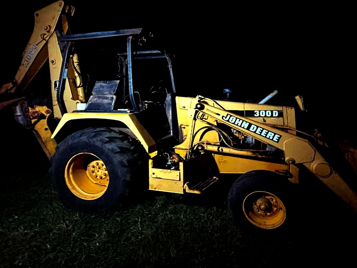 Tree Chipper and Heavy Equipment